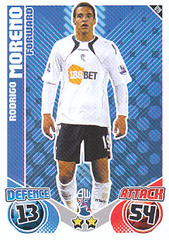 Rodrigo Moreno Bolton Wanderers 2010/11 Topps Match Attax #U19